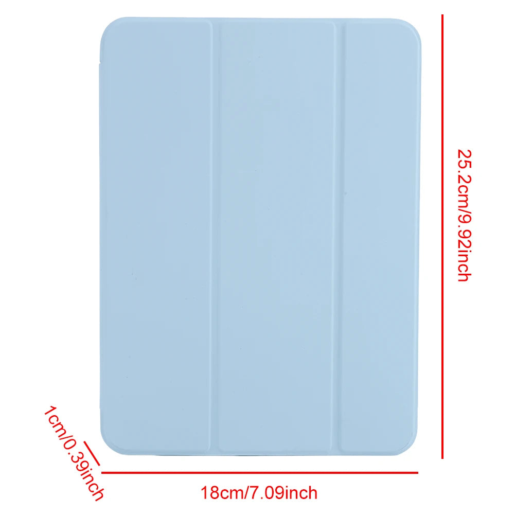 Case for iPad 10th Generation 10.9 Inch 2022 with Soft Silicone Back Cover Case with Stand Protective Smart Cover
