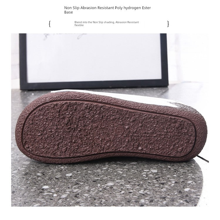 Thick Sole Wedge Casual Slip-on Platform Platform Platform Shoes