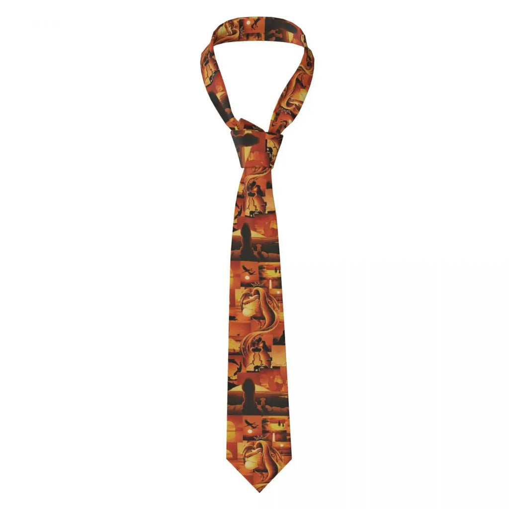 Custom The Lion King Hakuna Matata Necktie Mens Mens Suit Tie For Thanksgiving Day