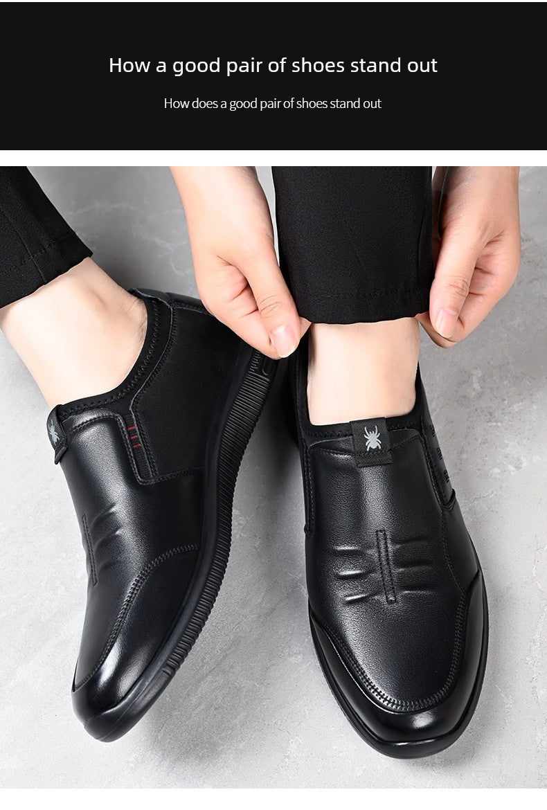 Spider King Autumn and Winter Soft Sole Lightweight Father Men's Shoes