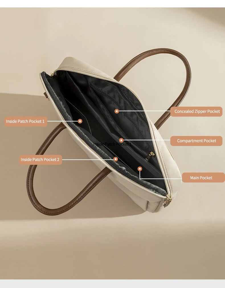 Laptop Bag 13.3 14 15.6 Inch Notebook Bag Sleeve For Macbook Air Pro 13 16 Case Xiaomi Shoulder Handbag New Waterproof Briefcase - Heavenly shershelle