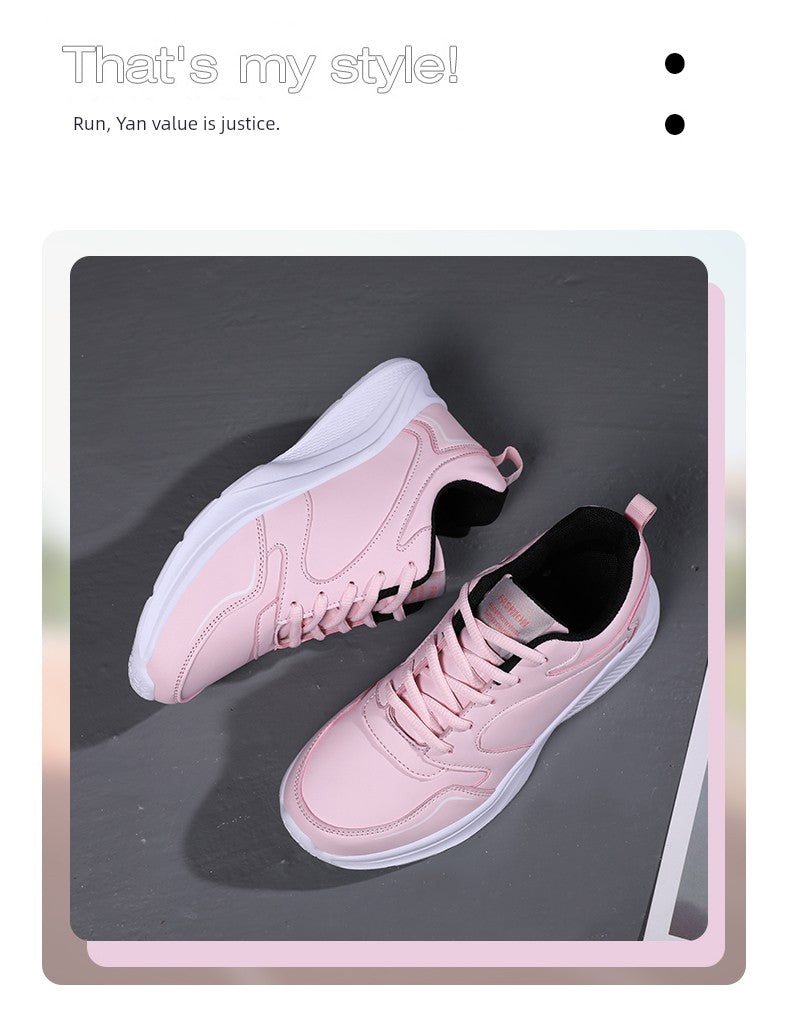 Warrior Lightweight Leather Waterproof Shock Absorption Casual Women's Shoes