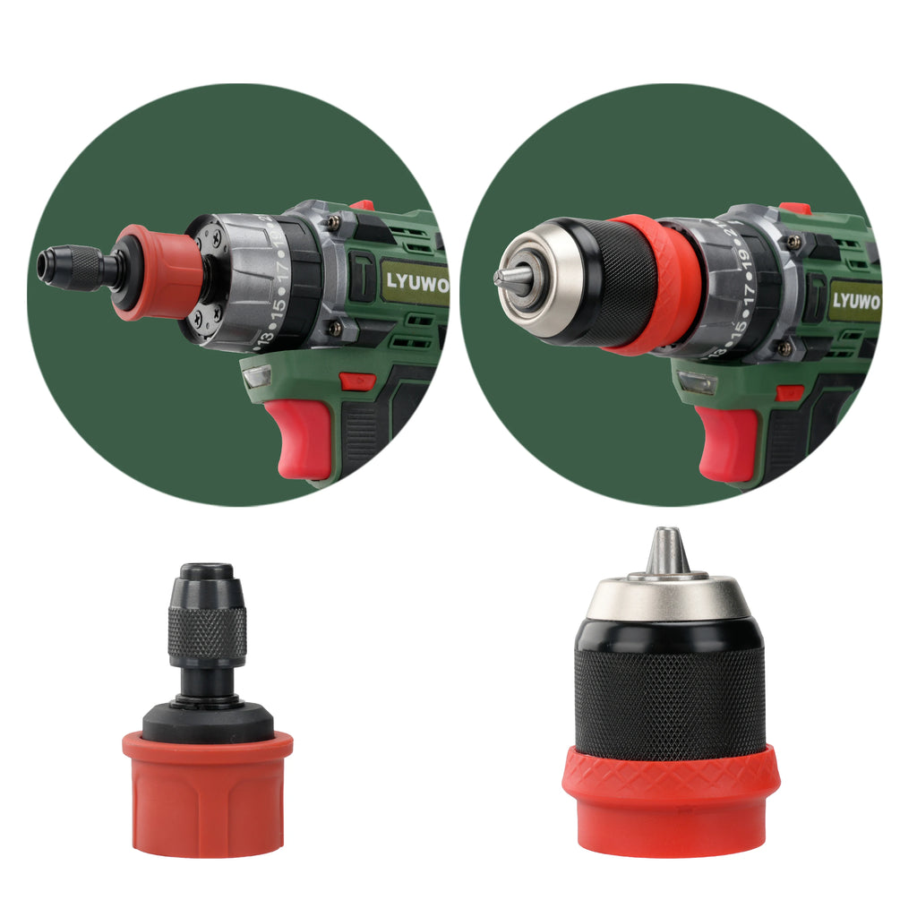 LYUWO 25+3 Brushless Impact Rechargeable Cordless Electric Screwdriver, Drill And Multifunctional LED Dual Speed Electric Tool - Heavenly shershelle