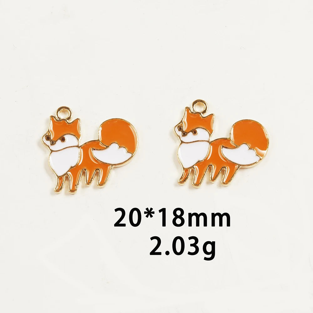 10pcs/Lot Thanksgiving Turkey Cake Pumpkin Maple Oil Enamel DIY Charms for Bag Earring Necklace Jewelry Making Handmade Pendant