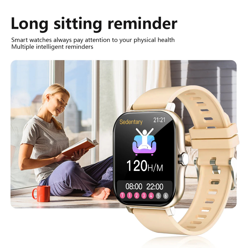 1.83 Size with smart watch, wireless call, compatible with Android and iPhone, fitness tracking unisex sports watch
