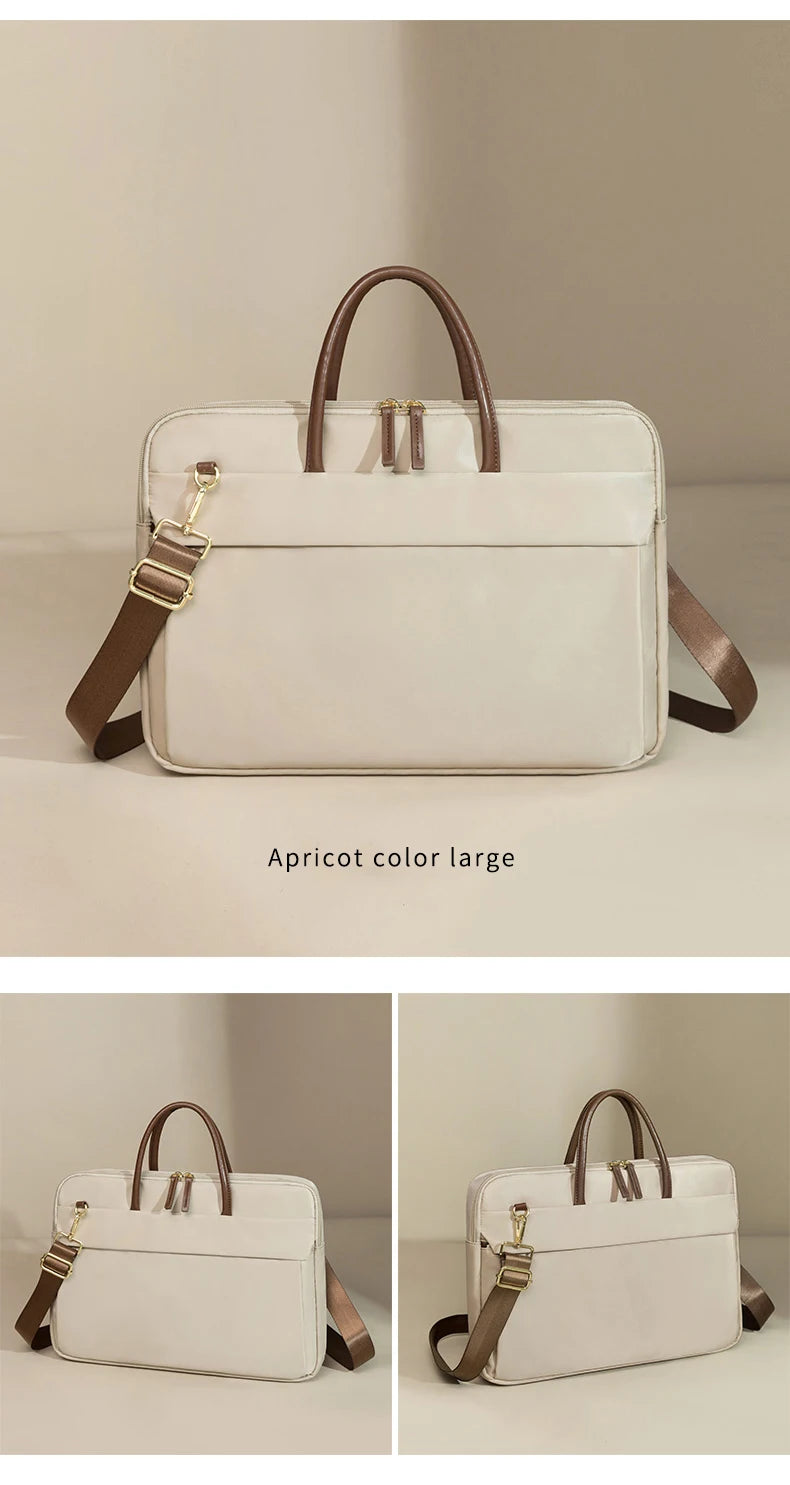 Laptop Bag 13.3 14 15.6 Inch Notebook Bag Sleeve For Macbook Air Pro 13 16 Case Xiaomi Shoulder Handbag New Waterproof Briefcase - Heavenly shershelle