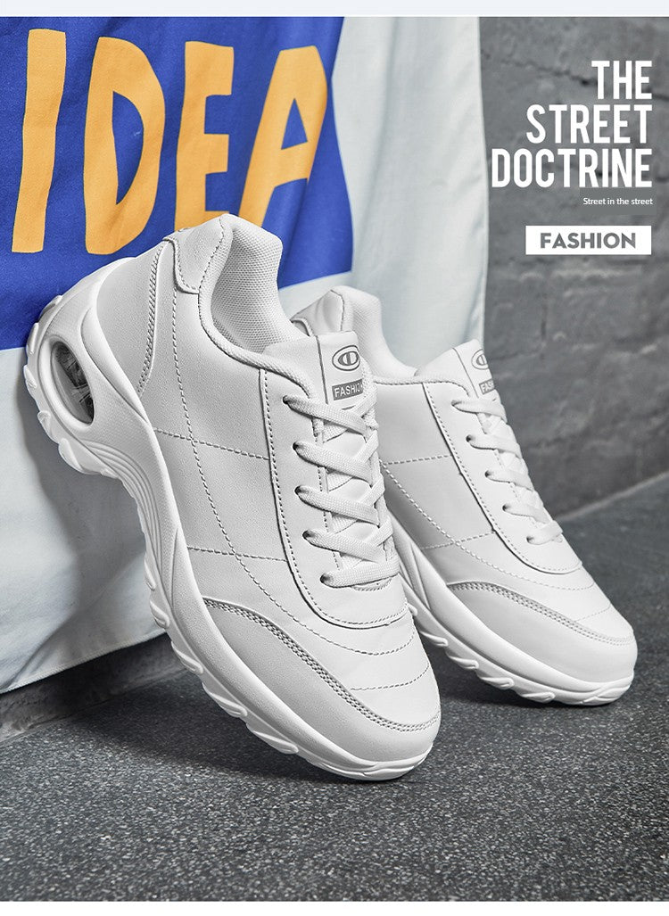 Spring New Arrival Brand Back Shoes Leather Waterproof Sneaker Team Dancing Shoes Women's Travel Shoes Air Cushion Soft Sole Shoes