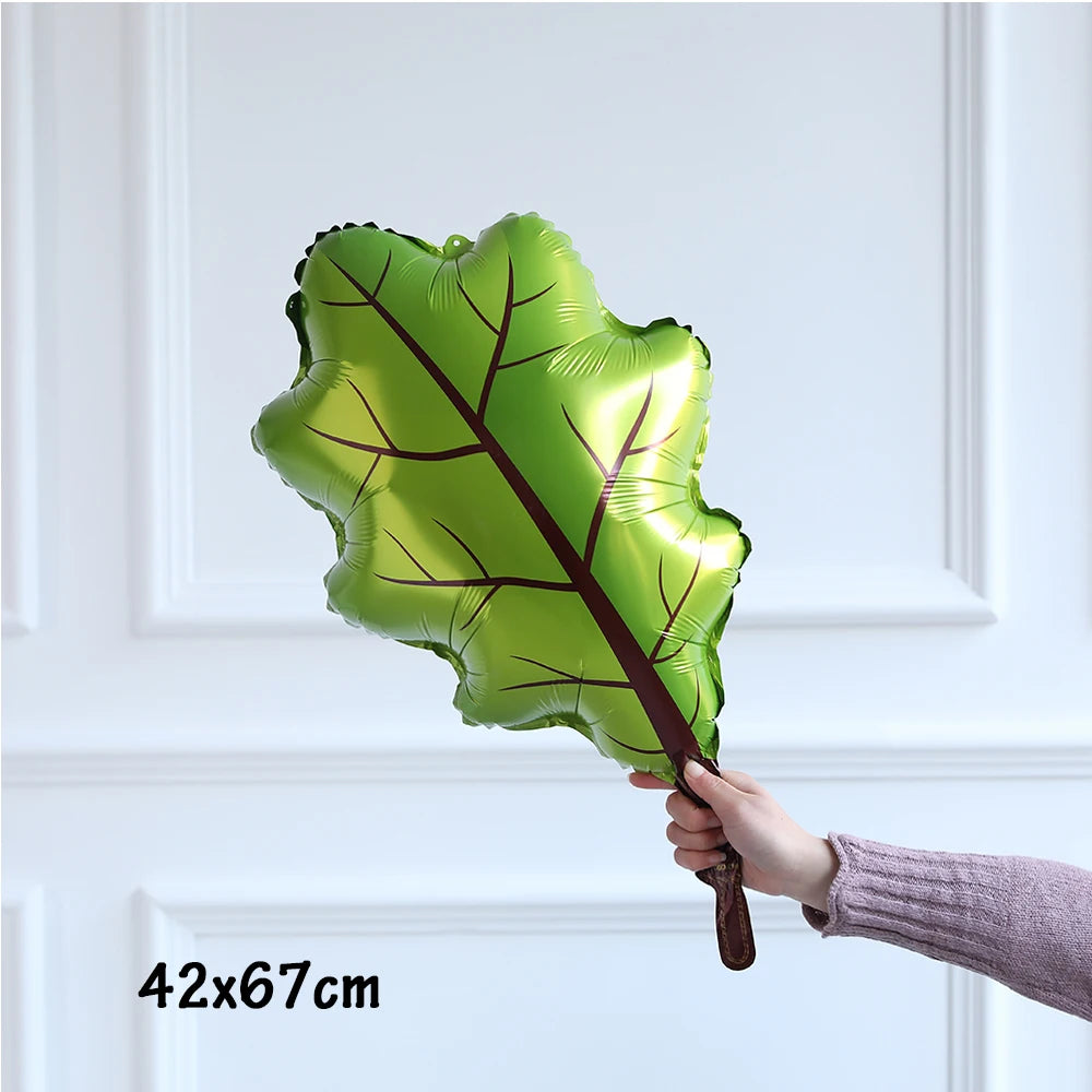 1/5pcs Autumn Maple Leaf Pine Cones Foil Balloons Squirrel Fox Animals Balloon Thanksgiving Brithday Party Decorations Kid Toys