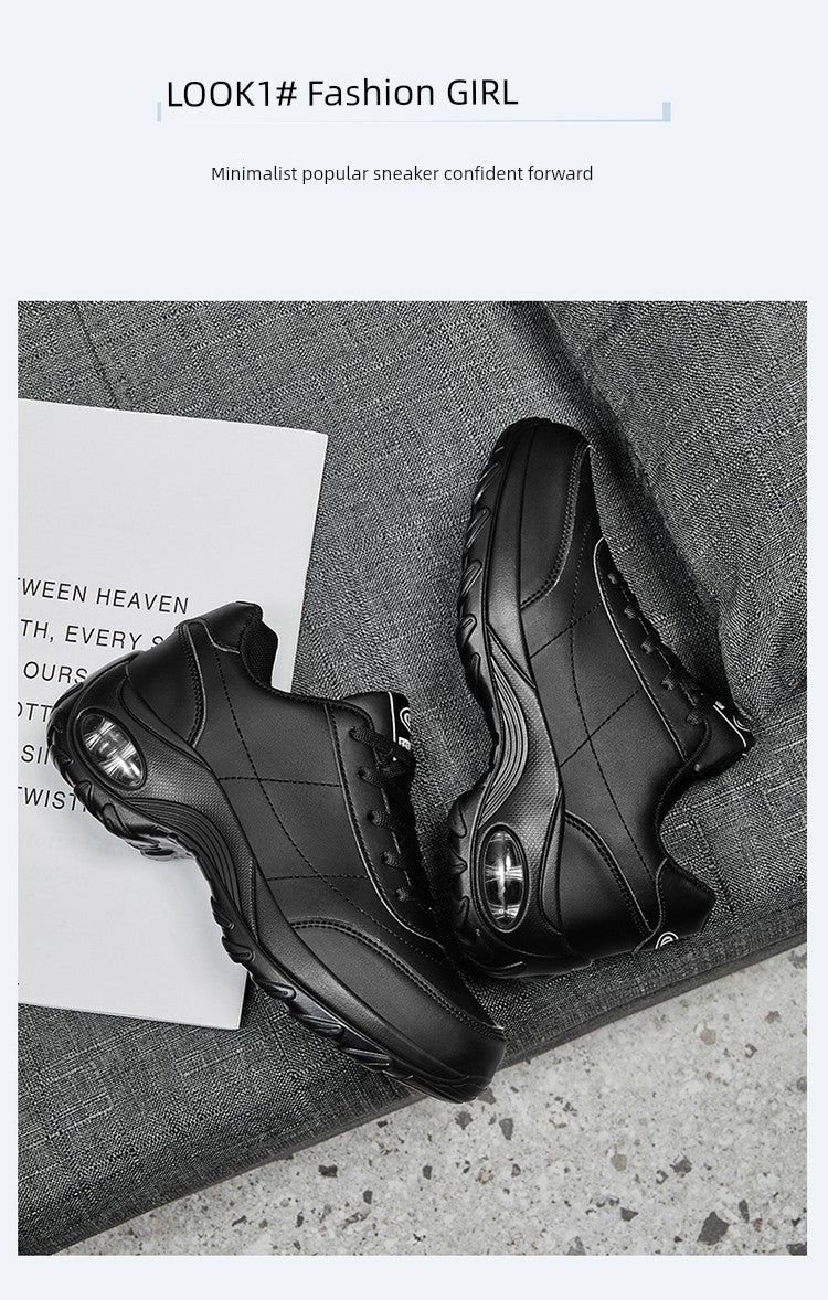 Spring New Arrival Brand Back Shoes Leather Waterproof Sneaker Team Dancing Shoes Women's Travel Shoes Air Cushion Soft Sole Shoes