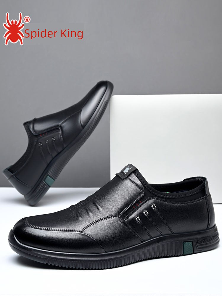 Spider King Autumn and Winter Soft Sole Lightweight Father Men's Shoes
