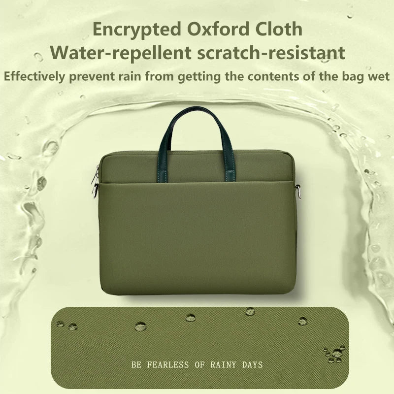 Laptop Bag 13.3 14 15.6 17 Inch Notebook Bag Sleeve For Macbook Air Pro 16 Case Xiaomi Shoulder Handbag New Waterproof Briefcase - Heavenly shershelle