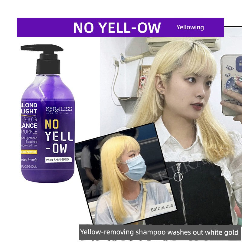 Solid Color Hair Conditioner Purple Pink Brown Red Green Blue Black Gray Hair Mask Color Fixing Agent Dyeing Lock Color Supplement Shampoo