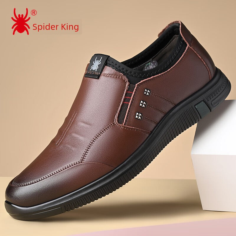 Spider King Autumn and Winter Soft Sole Lightweight Father Men's Shoes