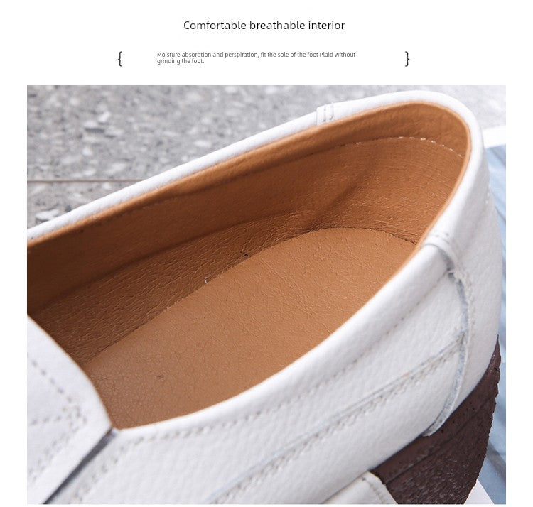 Thick Sole Wedge Casual Slip-on Platform Platform Platform Shoes