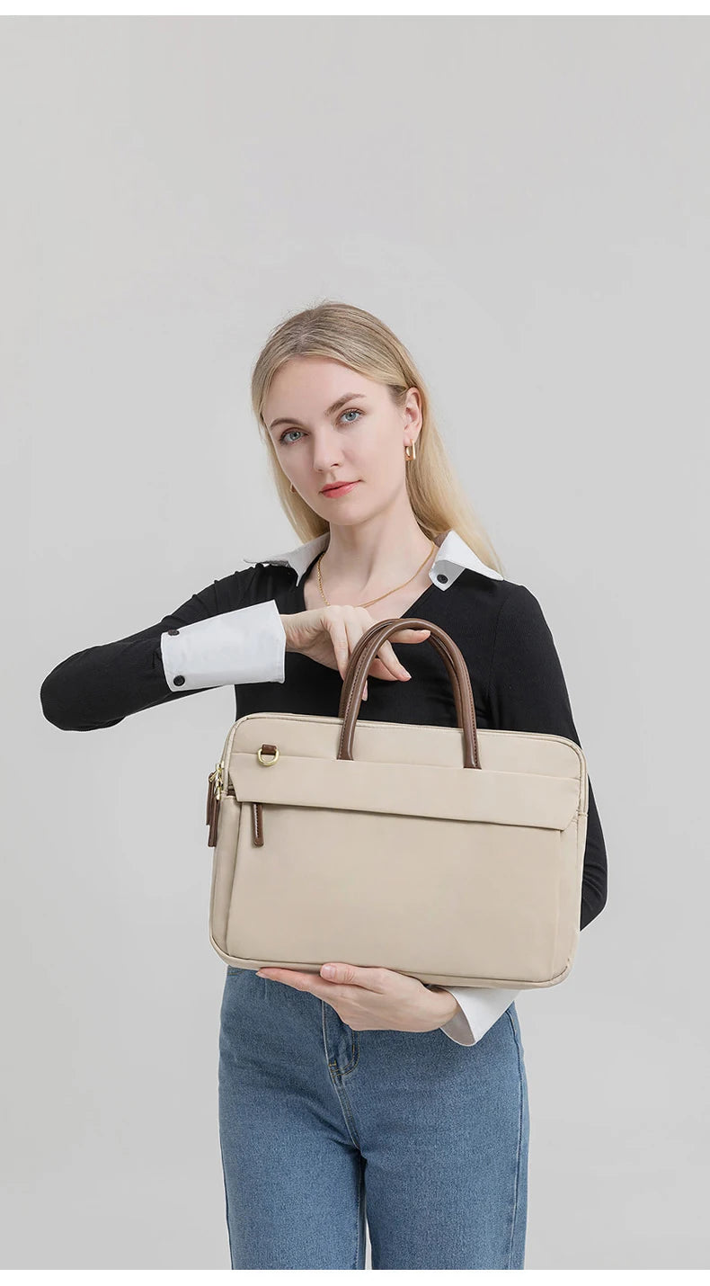 Laptop Bag 13.3 14 15.6 Inch Notebook Bag Sleeve For Macbook Air Pro 13 16 Case Xiaomi Shoulder Handbag New Waterproof Briefcase - Heavenly shershelle