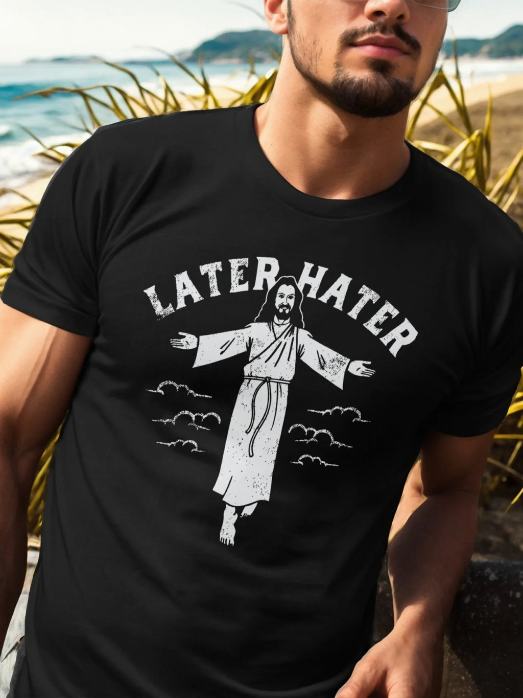 Men's short sleeved printed cotton T-shirt, round neck, comfortable and breathable, summer casual short sleeved top