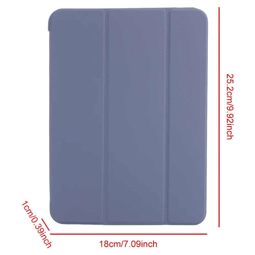 Case for iPad 10th Generation 10.9 Inch 2022 with Soft Silicone Back Cover Case with Stand Protective Smart Cover