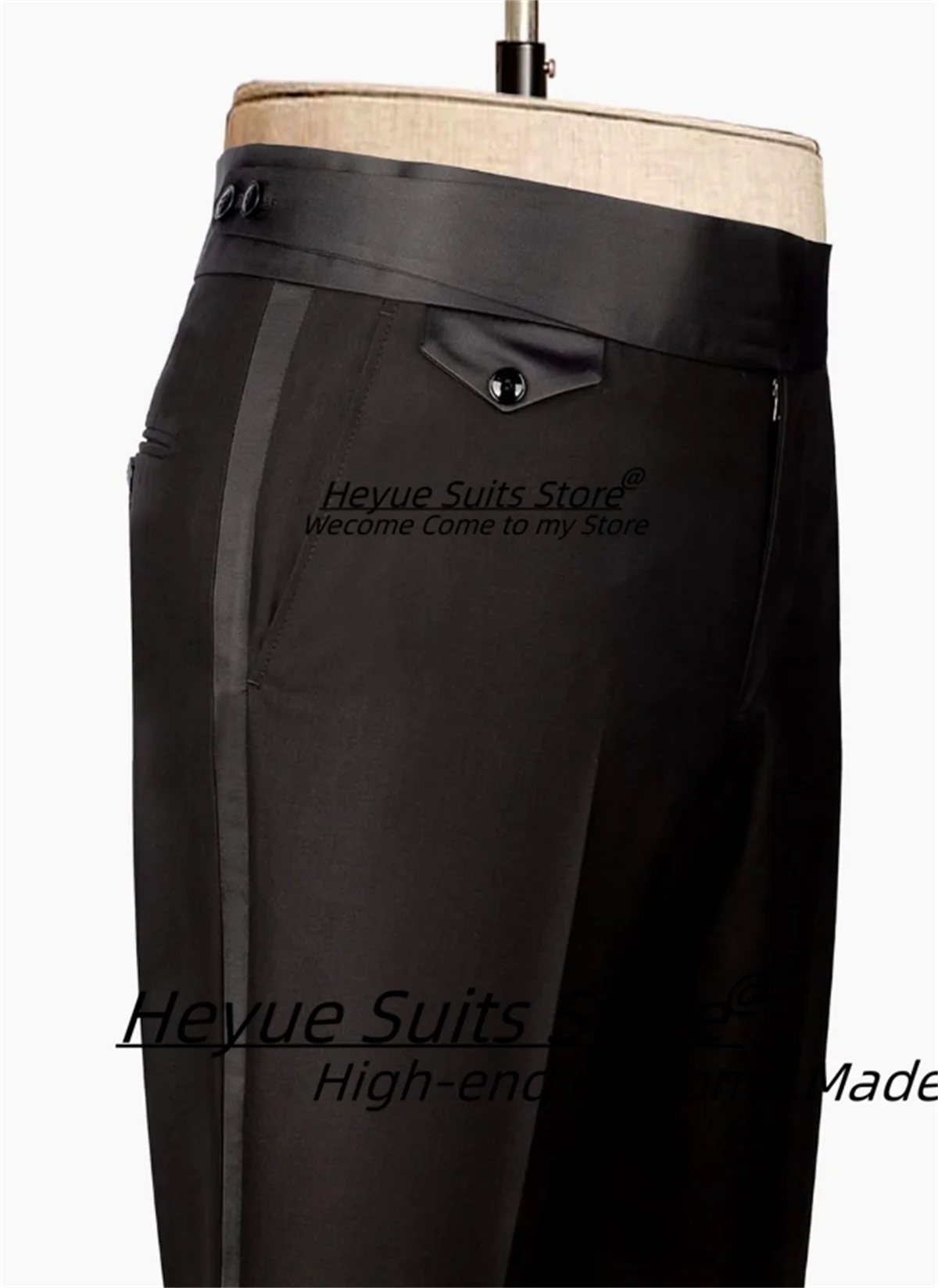 High-end Formal Men Suits Slim Fit Peak Lapel Groom Wedding Tuxedos 2 Pieces Sets Male Double Breasted Blazers Costume Homme