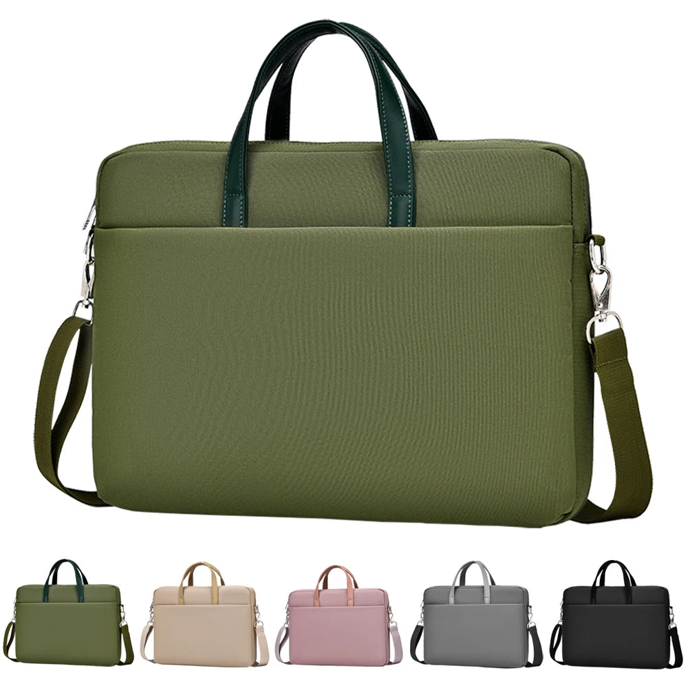 Laptop Bag 13.3 14 15.6 17 Inch Notebook Bag Sleeve For Macbook Air Pro 16 Case Xiaomi Shoulder Handbag New Waterproof Briefcase - Heavenly shershelle