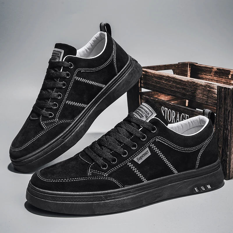 Men's Shoes 2025 New Spring Work Safety Shoes, Anti-slip, Wear-resistant, Versatile Casual Sports Work Shoes, Men's Board Shoes