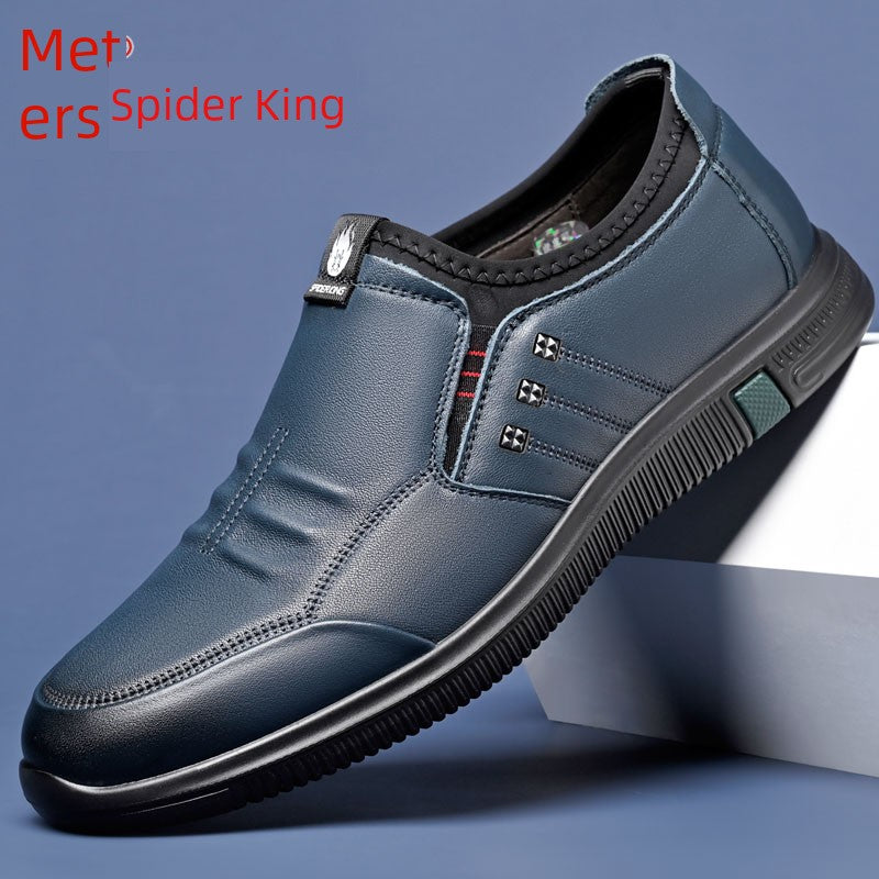 Spider King Autumn and Winter Soft Sole Lightweight Father Men's Shoes