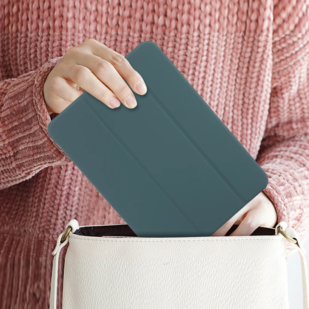 Case for iPad 10th Generation 10.9 Inch 2022 with Soft Silicone Back Cover Case with Stand Protective Smart Cover