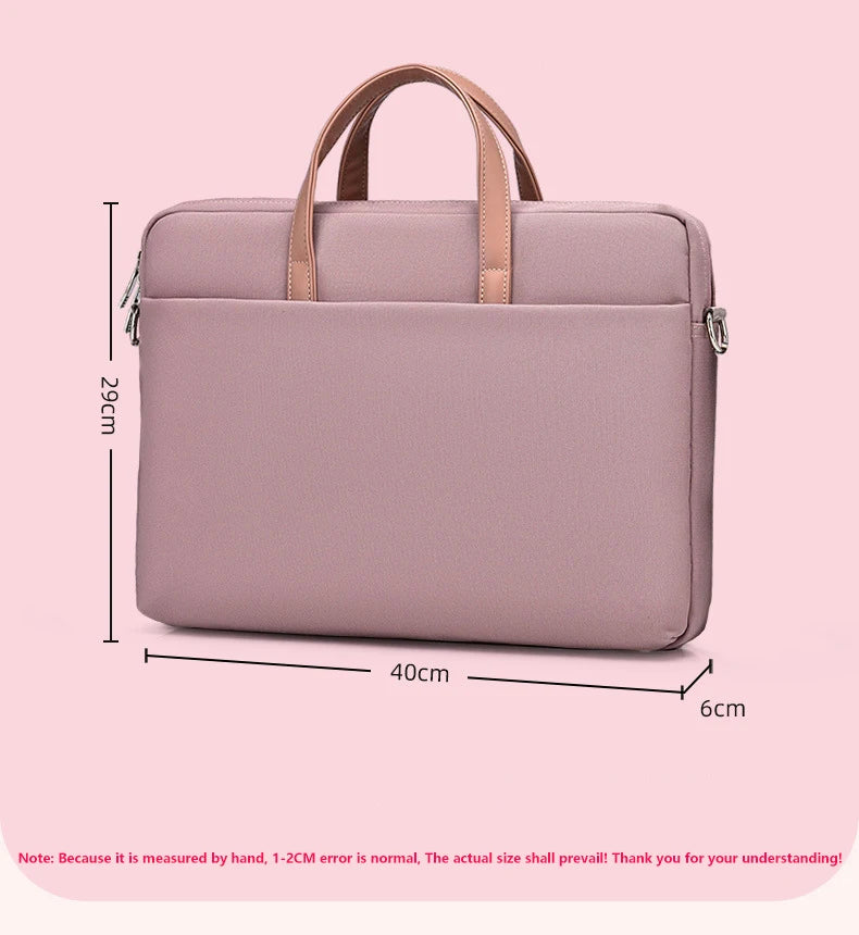 Laptop Bag 13.3 14 15.6 17 Inch Notebook Bag Sleeve For Macbook Air Pro 16 Case Xiaomi Shoulder Handbag New Waterproof Briefcase - Heavenly shershelle