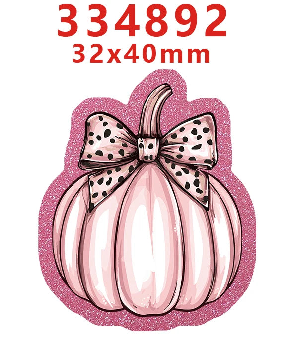 10 Pcs Fall Thanks Giving Glitter Acrylic Planar Resins Cartoon Christmas For DIY Making Hair BowsCrafts 334123