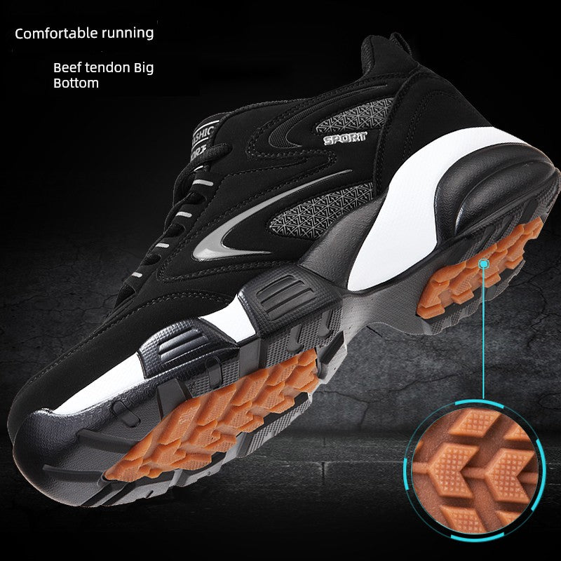 Plus size Men's Shoes 45 Sports Shoes Fleece-lined Cotton Shoes 4647 Men 48 Beef Sole Casual Shoes Autumn and Winter 2025 New arrival - Heavenly shershelle