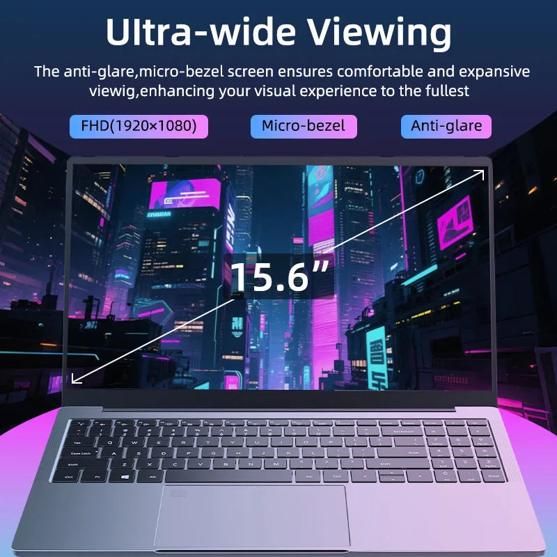 Markut Laptop 15.6 Inch Portable Notebook With Intel CPU I7-1165G7 IPS 32GB 2T SSD 1920*1080 FHD Display Laptop- German Keyboard - Heavenly shershelle