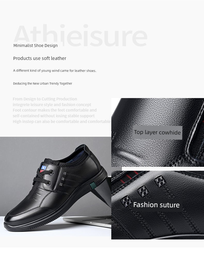 Spider King Autumn and Winter Soft Sole Lightweight Father Men's Shoes