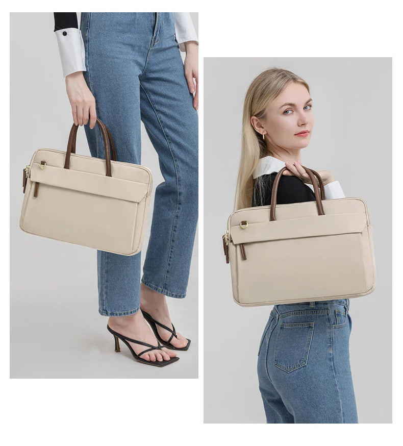 Laptop Bag 13.3 14 15.6 Inch Notebook Bag Sleeve For Macbook Air Pro 13 16 Case Xiaomi Shoulder Handbag New Waterproof Briefcase - Heavenly shershelle