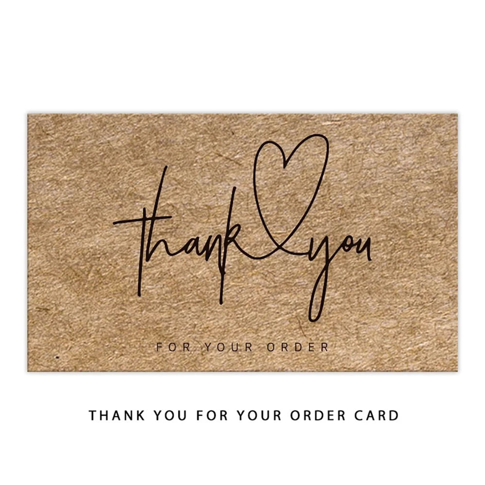 10-30pcs Natural Kraft Paper "beyond grateful" Cards Thank You Card For Small Shop Gift Decoration Card For Small Business Card
