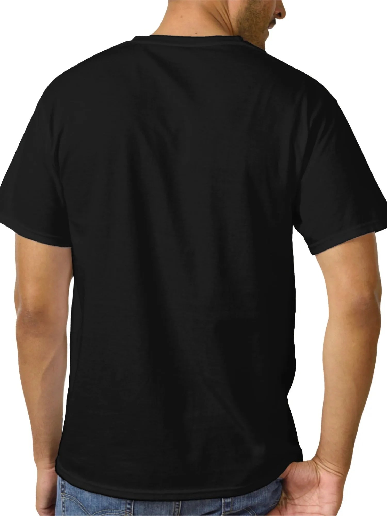 Men's short sleeved printed cotton T-shirt, round neck, comfortable and breathable, summer casual short sleeved top