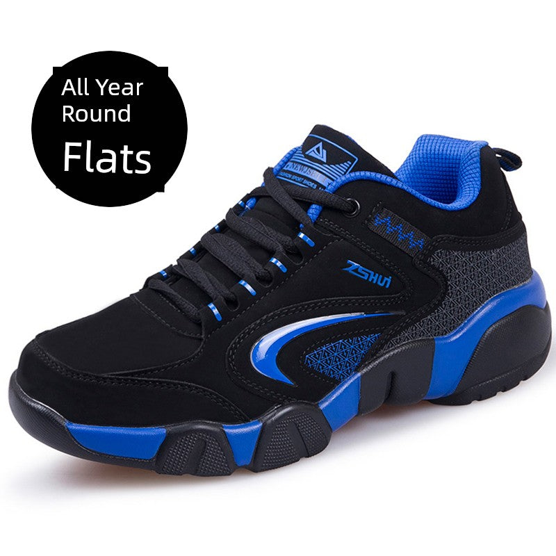 Plus size Men's Shoes 45 Sports Shoes Fleece-lined Cotton Shoes 4647 Men 48 Beef Sole Casual Shoes Autumn and Winter 2025 New arrival - Heavenly shershelle