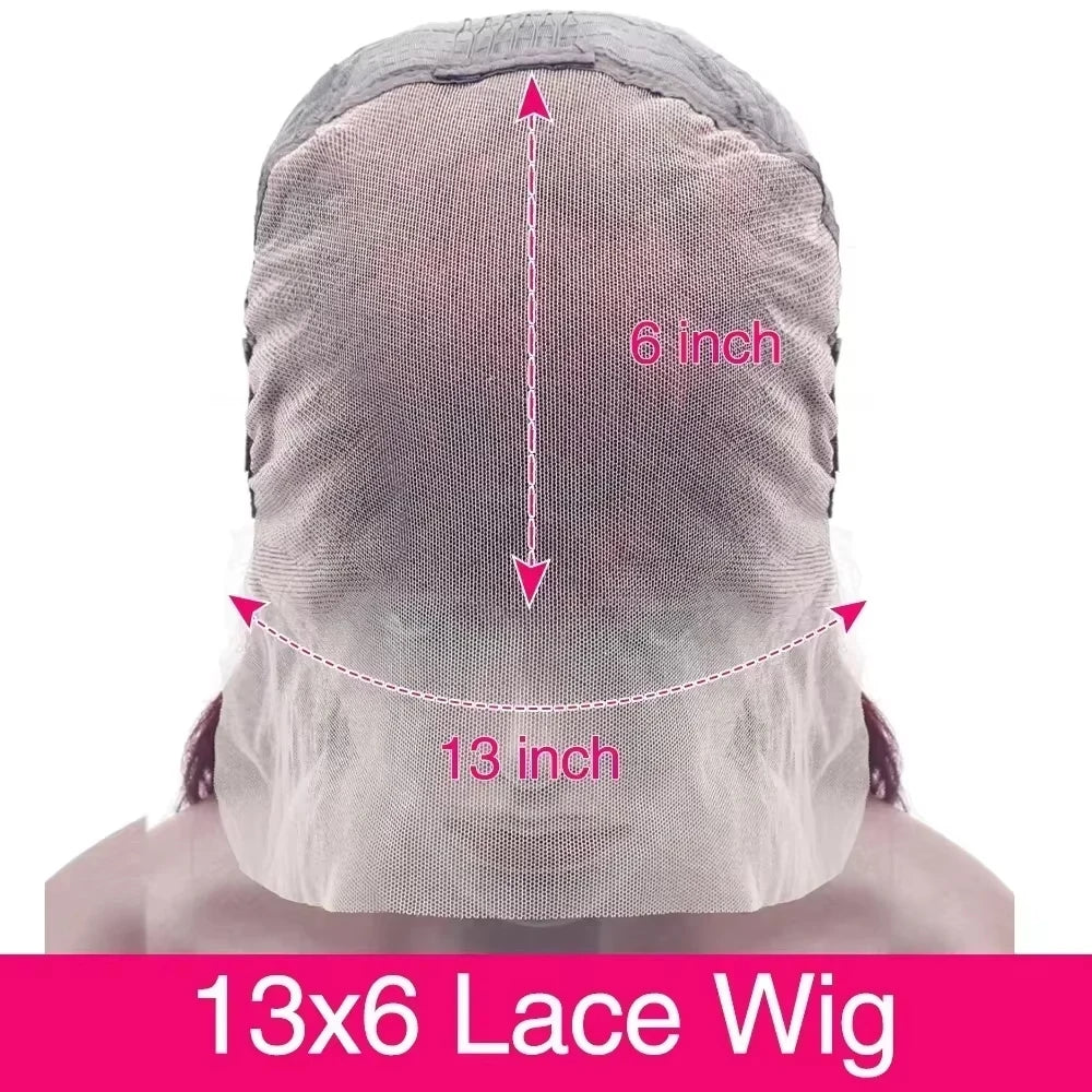 200 Density Burgundy 13x6 HD Lace Frontal 100% Human Hair Wig 99j Body Wave 13x4 Lace Front Wigs Human Hair Brazilian Lace Wigs