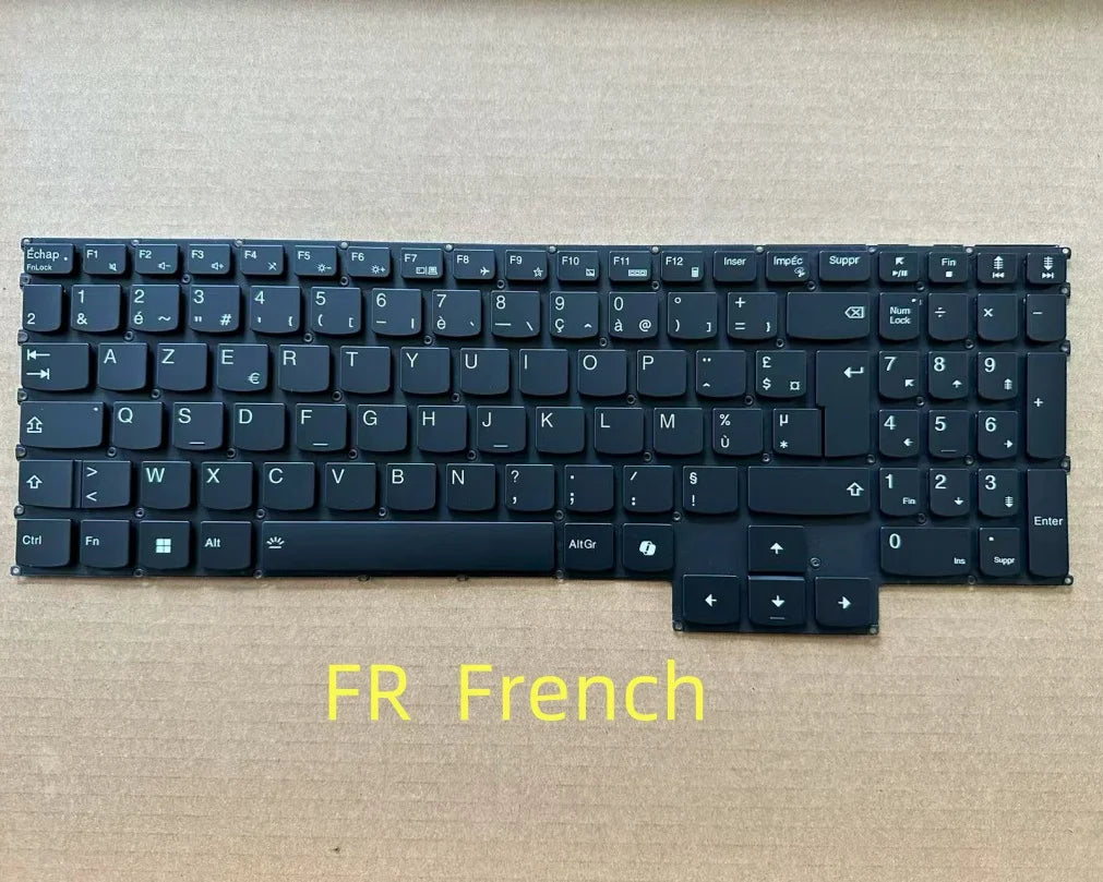 US/RU/BE/UK/FR/LA Laptop keyboard For Lenovo Legion G5000 Slim 5-16IRH8 5-16APH8 LOQ 15ARP9 15AHP9 15IAX9 15IRX9 15IAX9I Backlit