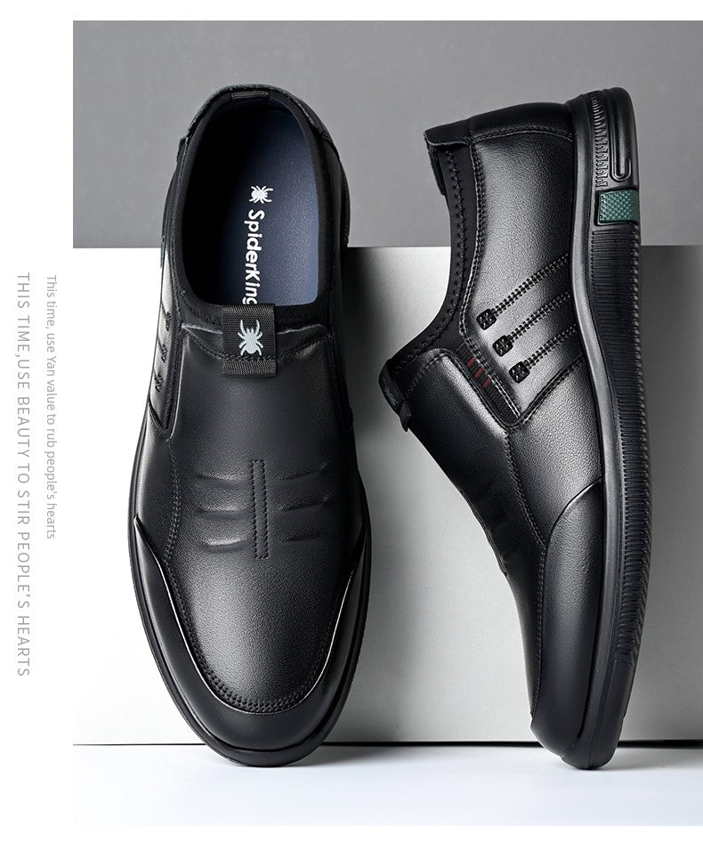 Spider King Autumn and Winter Soft Sole Lightweight Father Men's Shoes