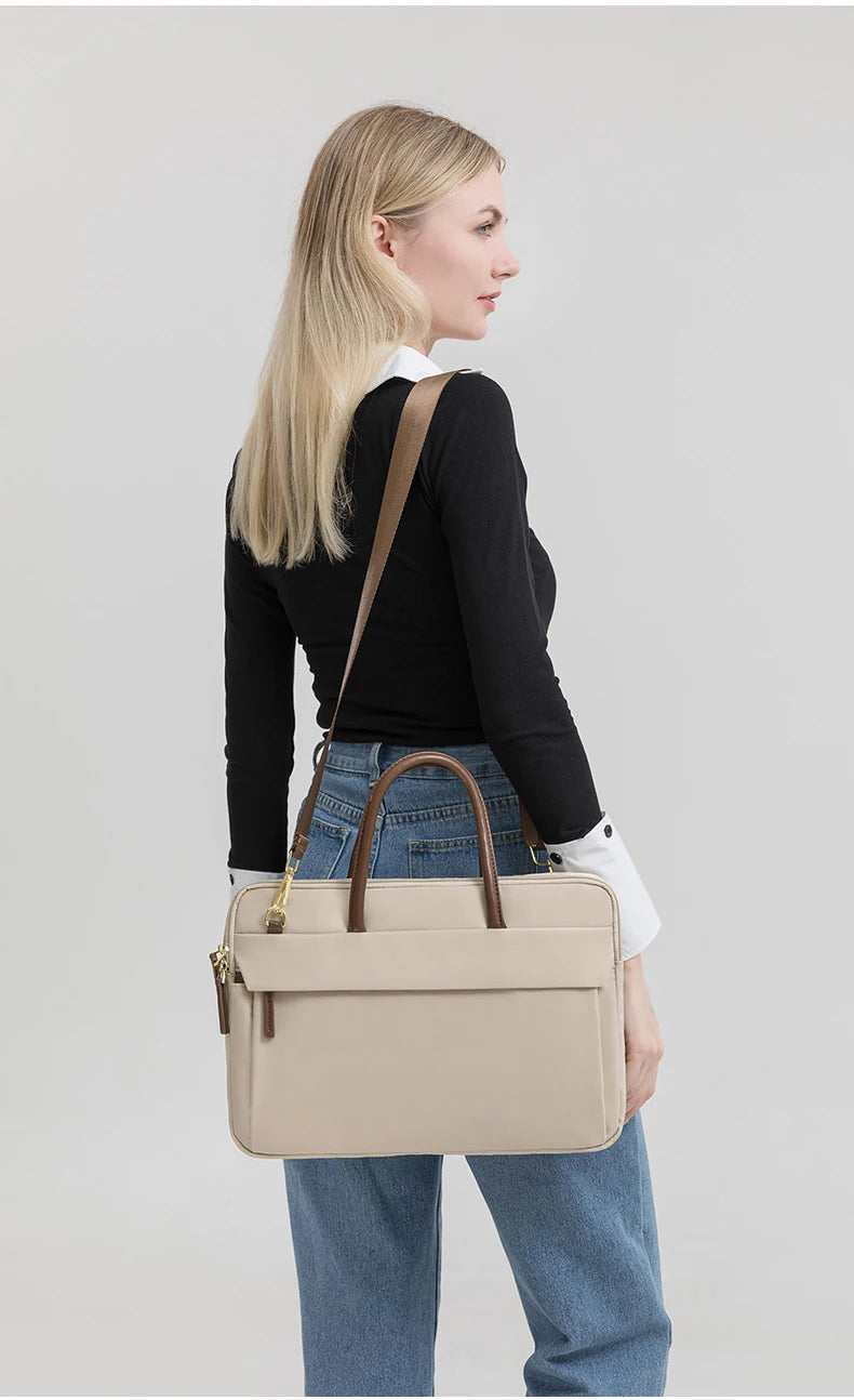 Laptop Bag 13.3 14 15.6 Inch Notebook Bag Sleeve For Macbook Air Pro 13 16 Case Xiaomi Shoulder Handbag New Waterproof Briefcase - Heavenly shershelle