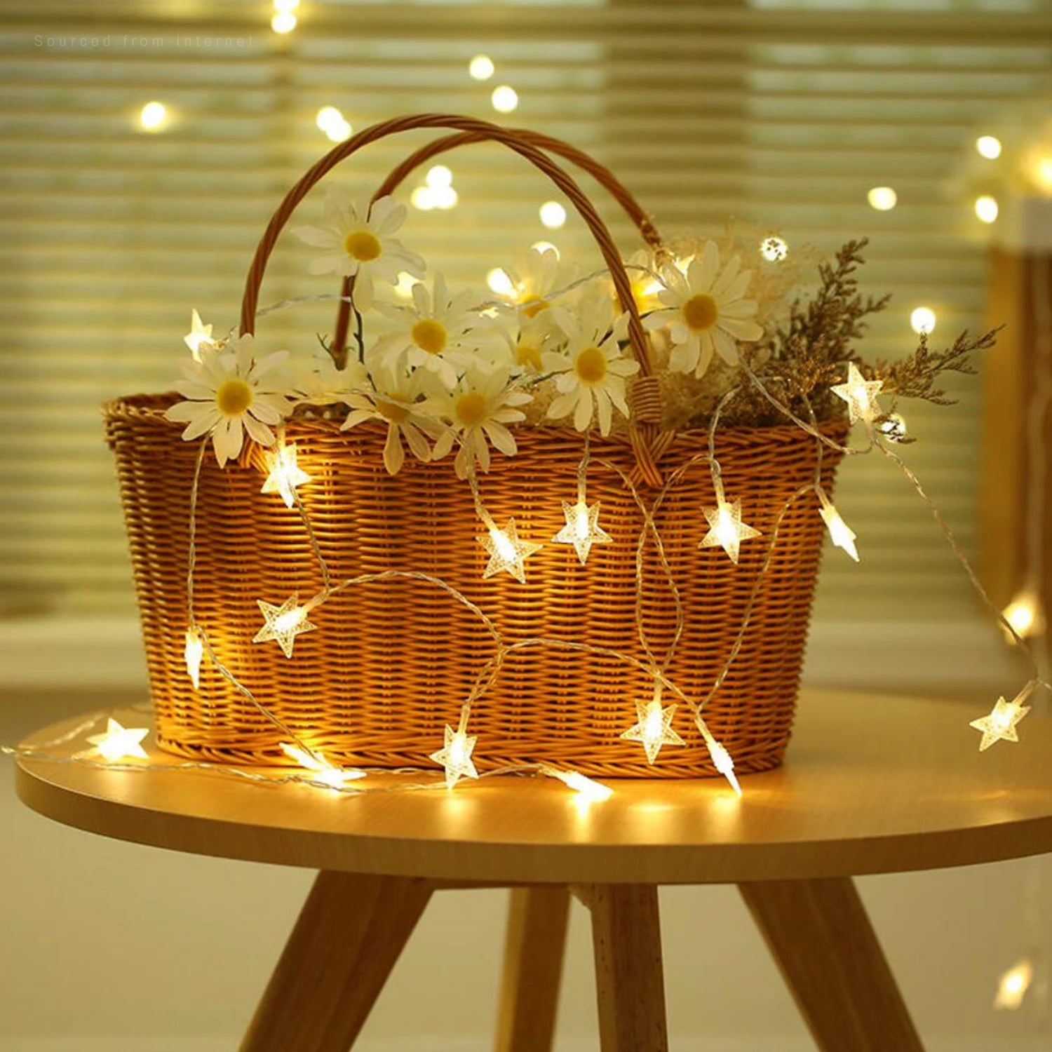 32.8ft 100 LEDs Star String Lights, Twinkle Fairy Lights for Holiday Wedding Party Christmas Tree, Battery Operated, Warm White