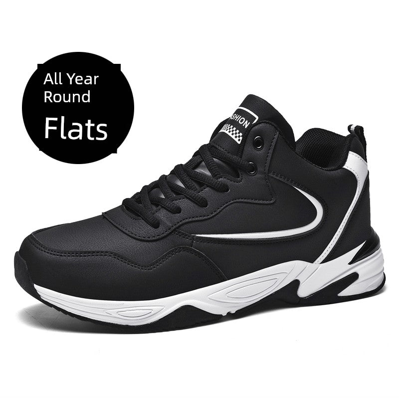 Plus size Men's Shoes 45 Sports Shoes Fleece-lined Cotton Shoes 4647 Men 48 Beef Sole Casual Shoes Autumn and Winter 2025 New arrival - Heavenly shershelle