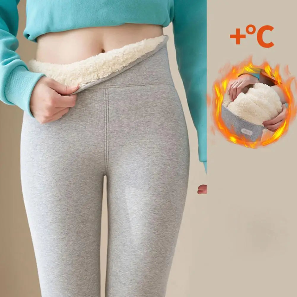 2025 Women Thermal Leggings Winter Warm High Waist Butt Lifting Leggings Fashion Elasticity Autumn Velvet Comfortable Warm Pants