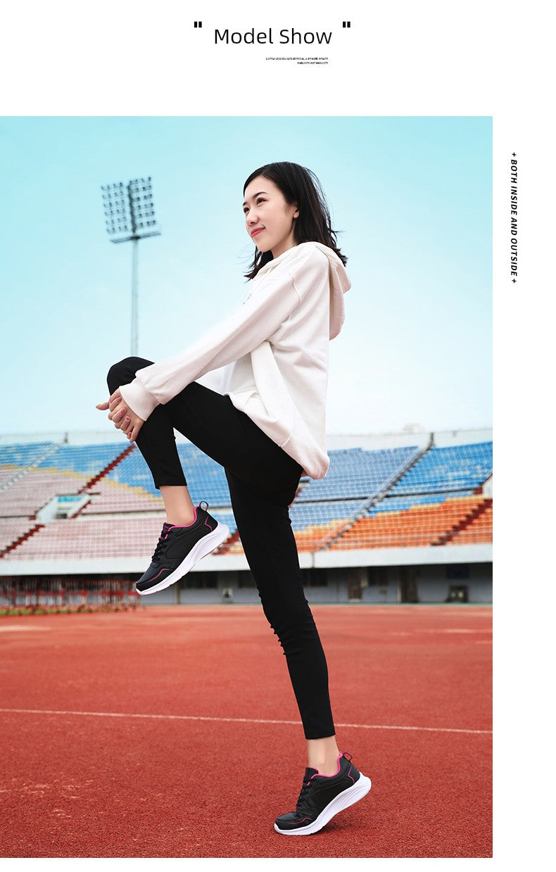 Warrior Lightweight Leather Waterproof Shock Absorption Casual Women's Shoes