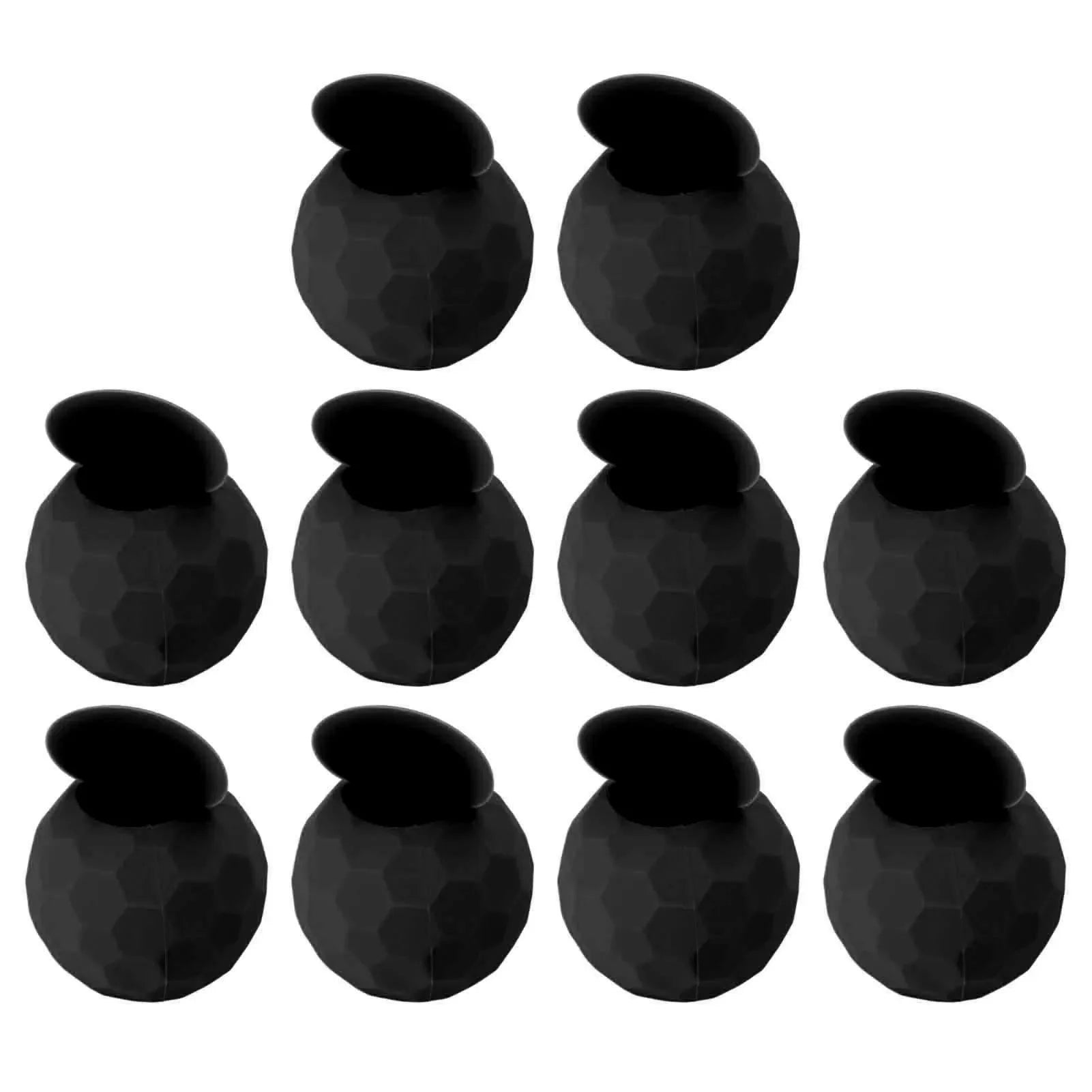 10 Pcs Reusable Water Balloons Silicone Water Balloons Self Sealing Quick Fill Summer Pool Beach Party Game Toy Black