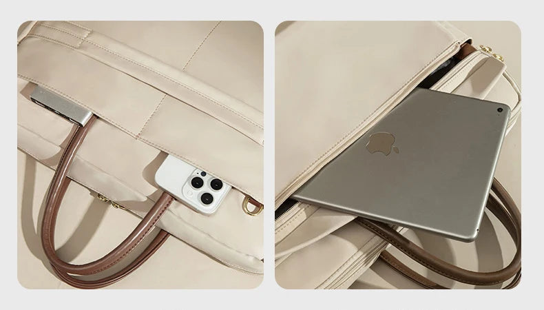 Laptop Bag 13.3 14 15.6 Inch Notebook Bag Sleeve For Macbook Air Pro 13 16 Case Xiaomi Shoulder Handbag New Waterproof Briefcase - Heavenly shershelle