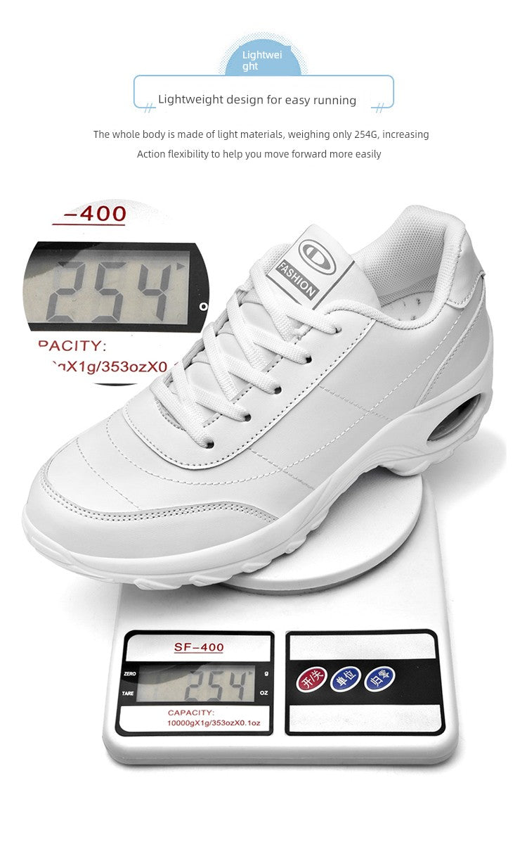 Spring New Arrival Brand Back Shoes Leather Waterproof Sneaker Team Dancing Shoes Women's Travel Shoes Air Cushion Soft Sole Shoes