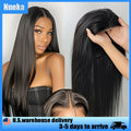 Nneka 200% Density 40 Inch 4x4 Hd Lace Frontal Wig Bone Straight Human Hair Wigs 5x5 Hd Lace Closure Wig Black Wig For Women