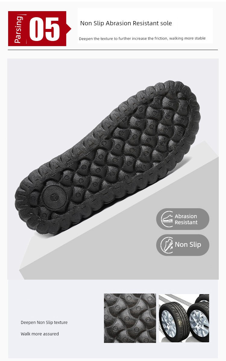 Winter Men's Shoes Old Beijing Cloth Shoes Men's Cotton Shoes Fleece-lined Heattech Comfortable Dad Shoes Soft Bottom Non Slip Men Casual Shoes