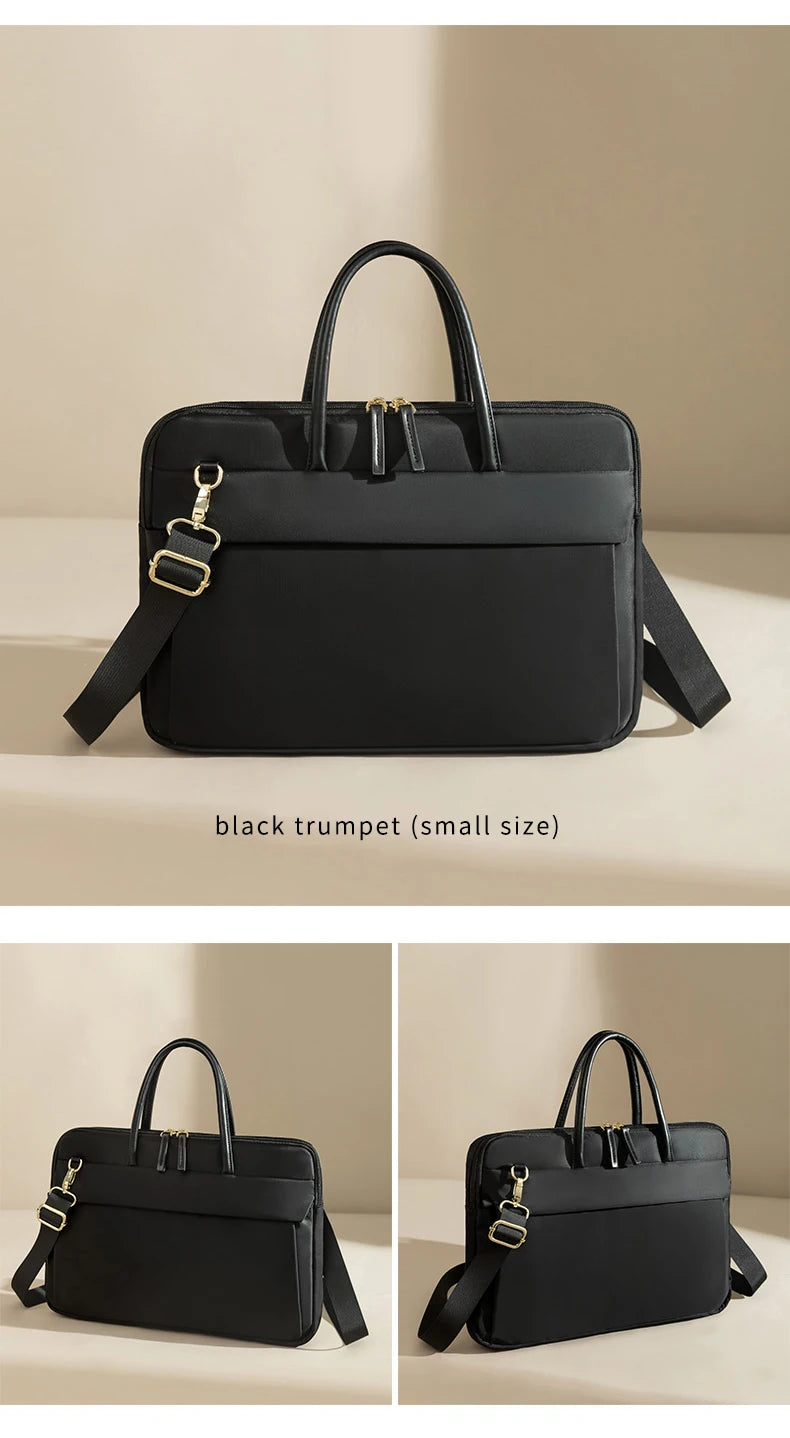 Laptop Bag 13.3 14 15.6 Inch Notebook Bag Sleeve For Macbook Air Pro 13 16 Case Xiaomi Shoulder Handbag New Waterproof Briefcase - Heavenly shershelle