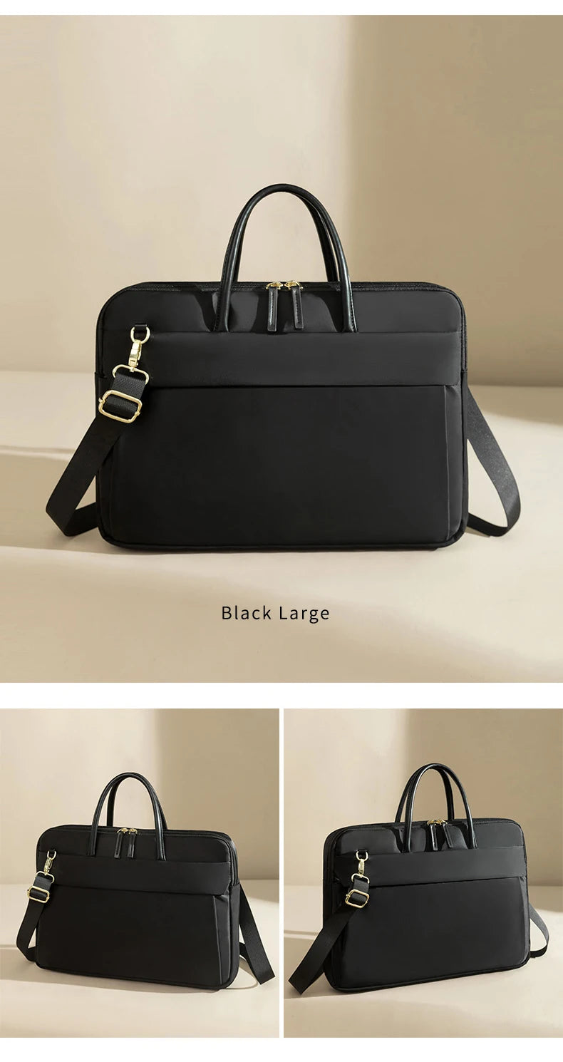 Laptop Bag 13.3 14 15.6 Inch Notebook Bag Sleeve For Macbook Air Pro 13 16 Case Xiaomi Shoulder Handbag New Waterproof Briefcase - Heavenly shershelle